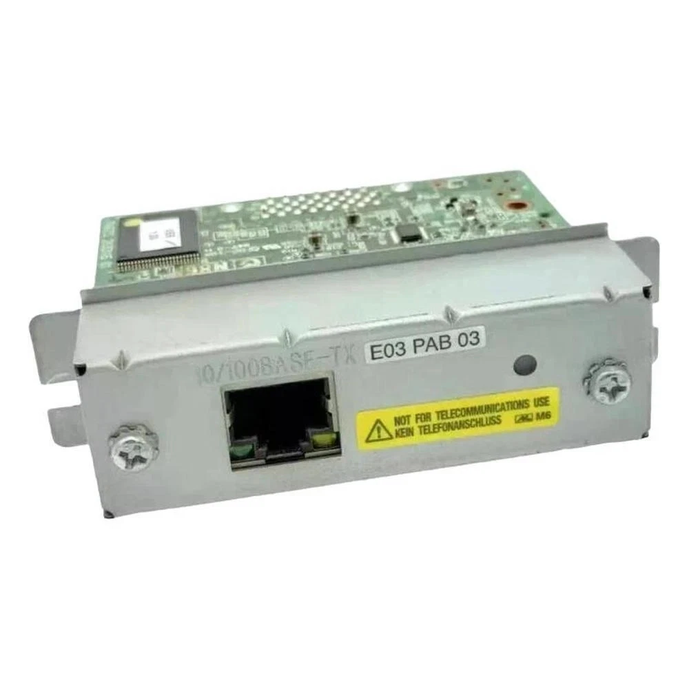 Epson UB-E03 LAN-Netzwerkkarte mit RJ45 Ethernet 10/100 für kompatible Epson TM-Kassendrucker, gebraucht und geprüft