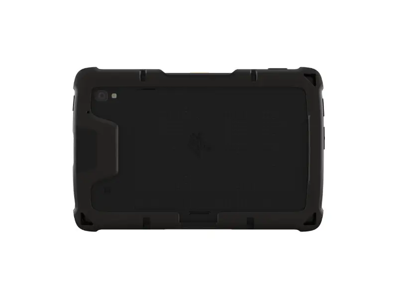 Schwarze stoßfeste Schutzhülle für Tablet Rückansicht