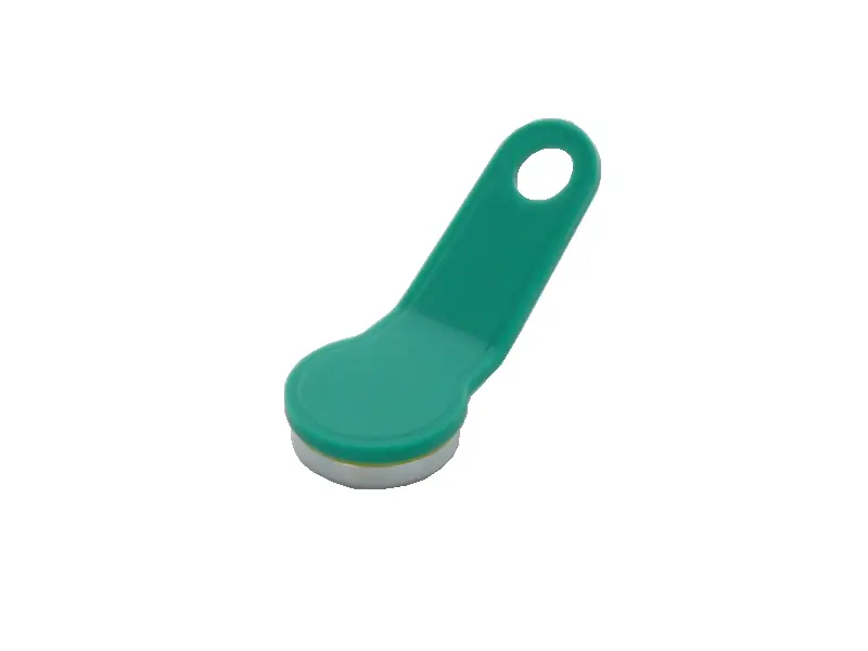 Grüner Dallas iButton Schlüsselanhänger aus Kunststoff