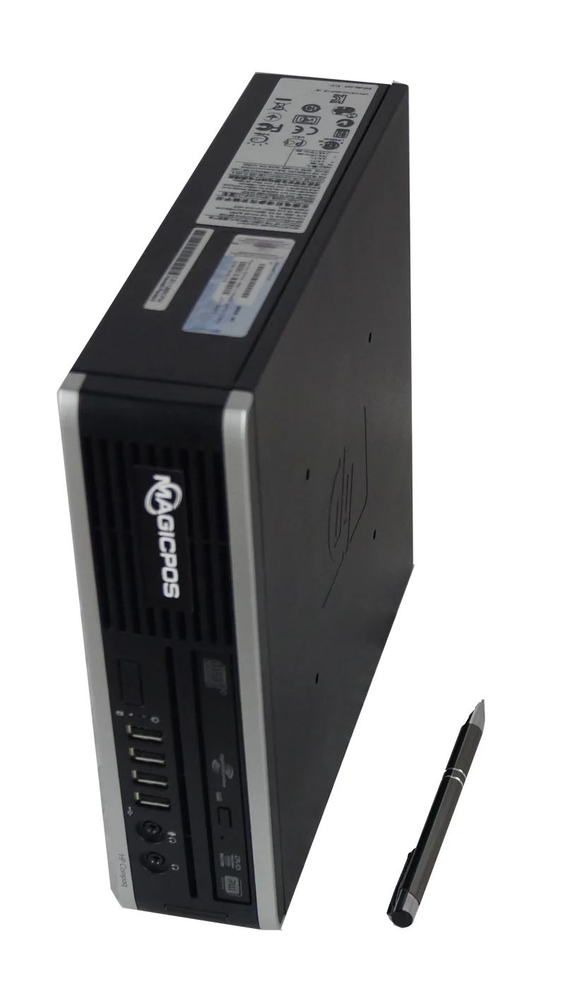 Kompakter MAGICPOS Mini-PC im Hochformat mit Stift