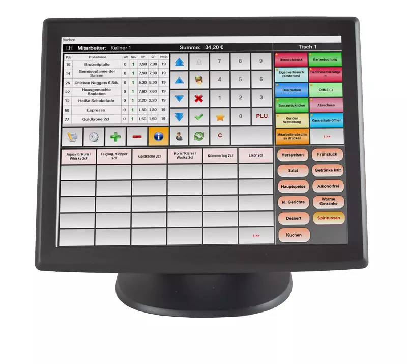 Touchmonitor 15 Zoll ELO 1515l 38 cm USB Touch, Farbe:schwarz, ET1515L-8CEC-1-GY-G