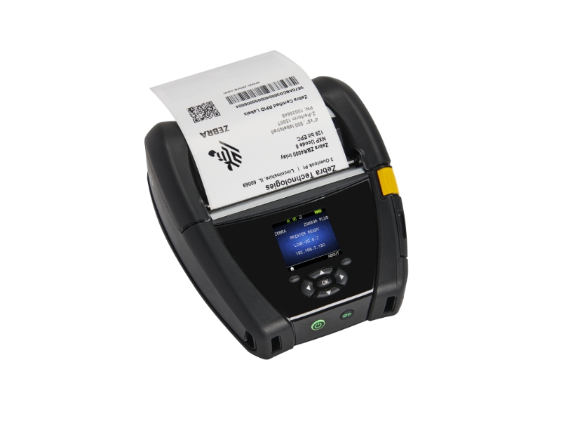 Mobiler Bon- und Etikettendrucker Zebra ZQ630 Plus RFID, 104mm, Druckbreite 104mm, Bluetooth + WLAN, ZQ63-RUWAE14-00