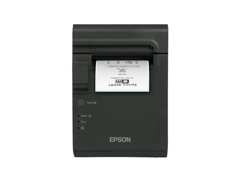 Frontalansicht Epson TM-m30II Bondrucker in Schwarz