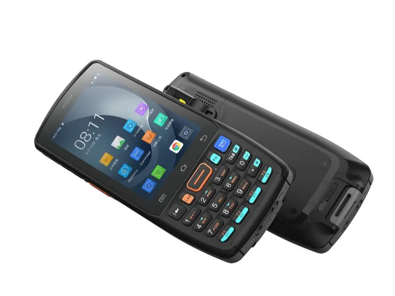 Robustes Android-Handheld-Gerät mit Tastatur