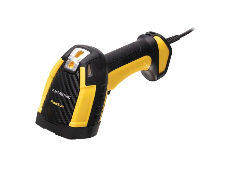 Datalogic PowerScan PD9630-AR Industrie-Handscanner für 1D/2D-Barcodes mit Auto Range und RS232-Kabel, robust für Lager und Logistik