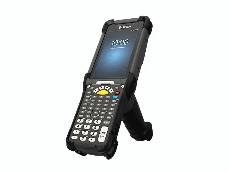 Robustes Zebra Handheld-Terminal mit Tastatur und Scanner