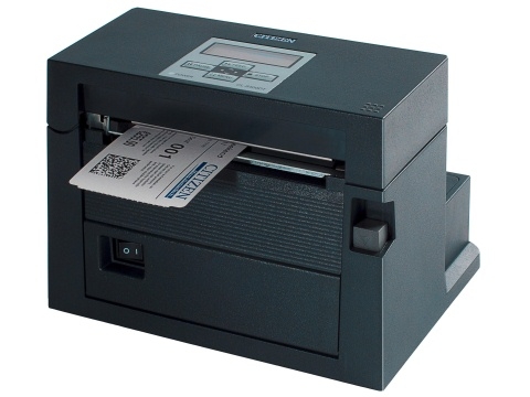 Etikettendrucker Citizen CL-S400DT, thermodirekt, 203dpi, USB + RS232, schwarz, 1000835