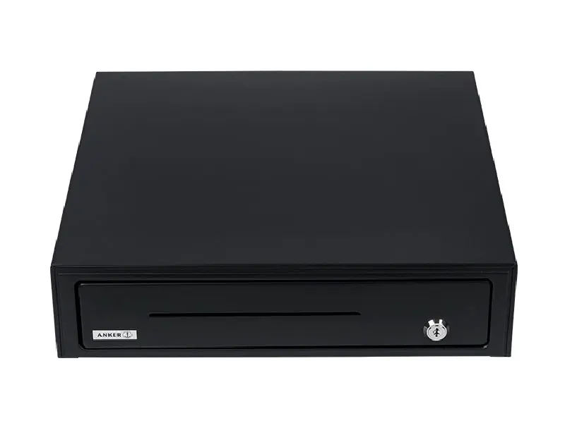 Schwarze ANKER Kassenschublade mit Münzschlitz