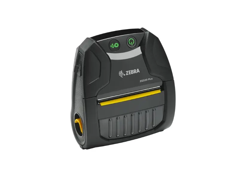 Mobiler Etikettendrucker Zebra ZQ320 Plus in Schwarz