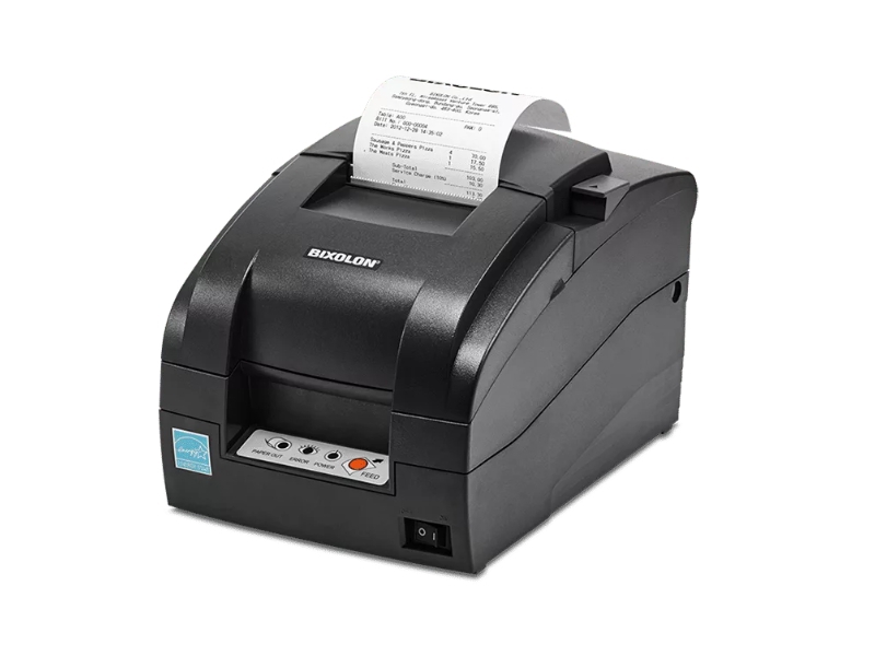 Nadeldrucker Bixolon SRP-275III - mit Abschneider, 76.5mm, USB + Parallel, schwarz, inkl. Netzteil und Netzkabel, SRP-275IIICOPG