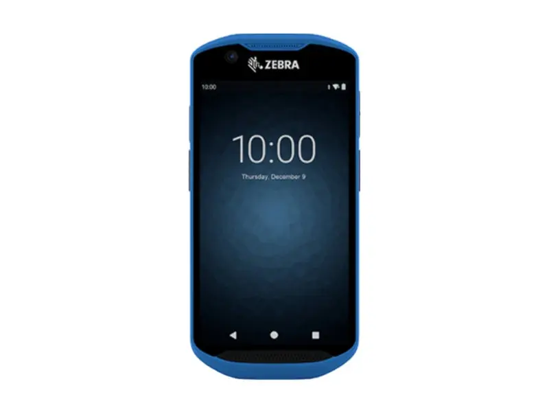 Zebra mobiler Handheld-Computer in Blau