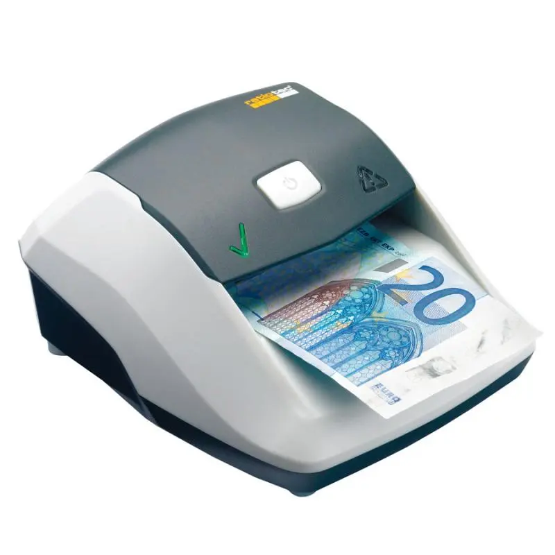 Kompakter Falschgeldprüfer für Euro-Banknoten