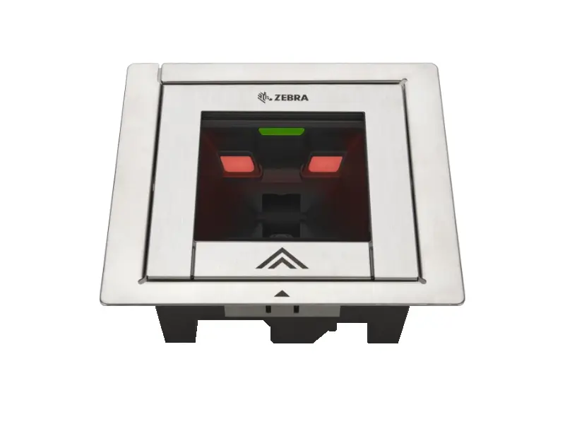 Zebra stationärer Einbau-Barcodescanner aus Metall