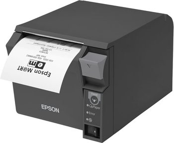 Bondrucker Epson TM-T70II, USB, Ethernet (LAN), Cutter, 80mm Bonrolle, schwarz, C31CD38024A0