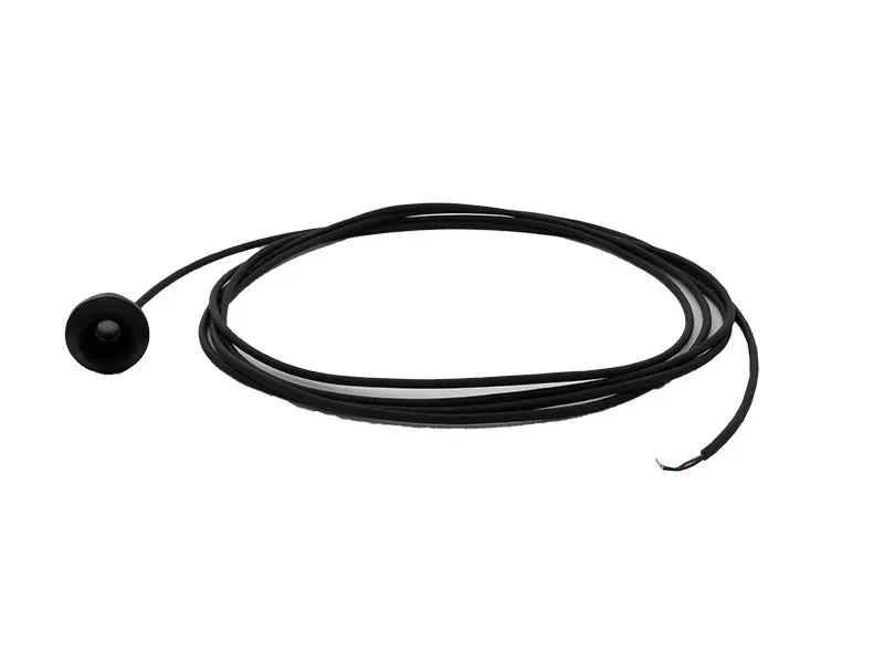 Runder Magnetkontakt mit langem schwarzem Kabel