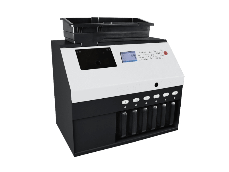 Münzsortierer Cash Concepts CCE 4300 - Münzsortierer für 6 Münzen (5 Cent bis 2 Euro) mit Falschgelderkennung Münzsortierer Cash Concepts CCE 4300 - Münzsortierer für 6 Münzen (5 Cent bis 2 Euro) mit Falschgelderkennung