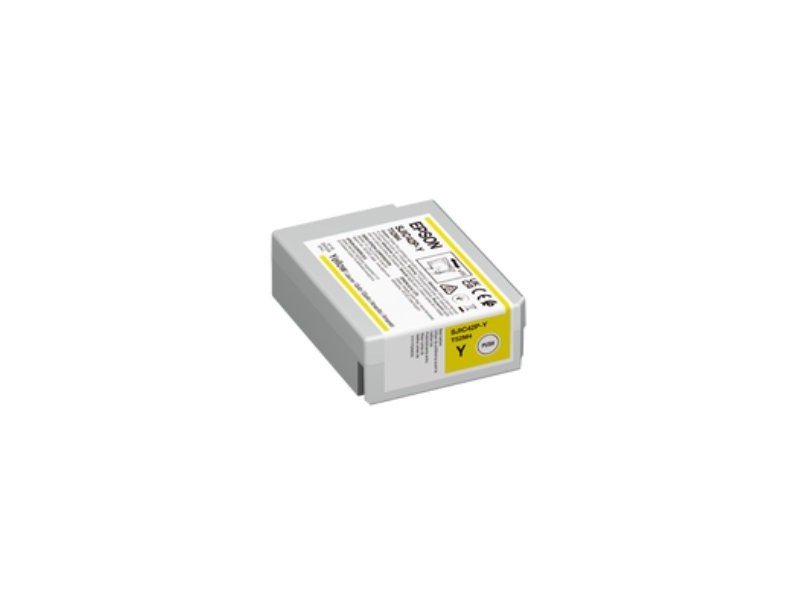Original Epson Farbpatrone - 50ml, gelb für ColorWorks C4000, C13T52M440 Original Epson Farbpatrone - 50ml, gelb für ColorWorks C4000, C13T52M440