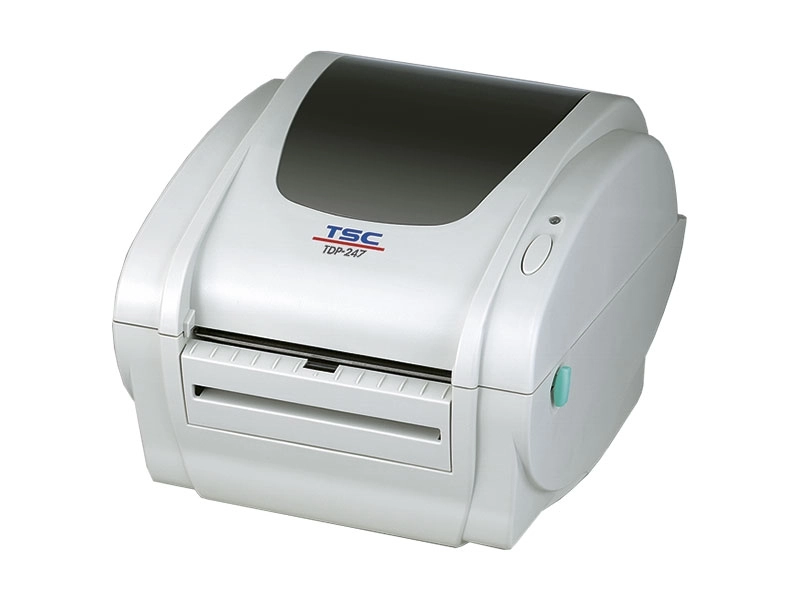 Weißer TSC TDP-247 Desktop-Etikettendrucker