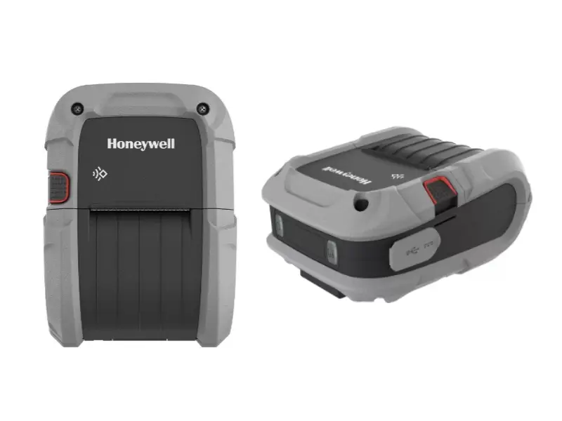 Honeywell mobiler Etikettendrucker in Grau und Schwarz