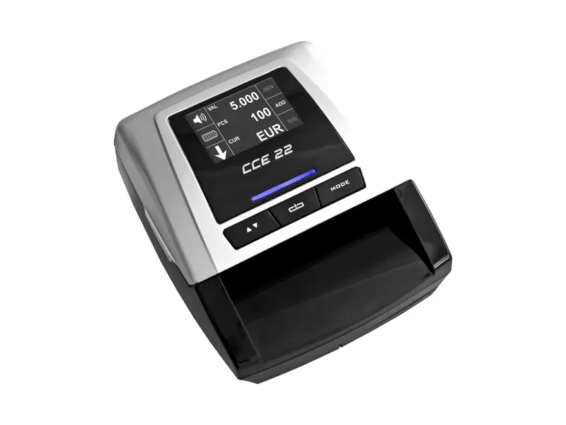 Elektronischer CCE 22 Banknotenzähler mit Display