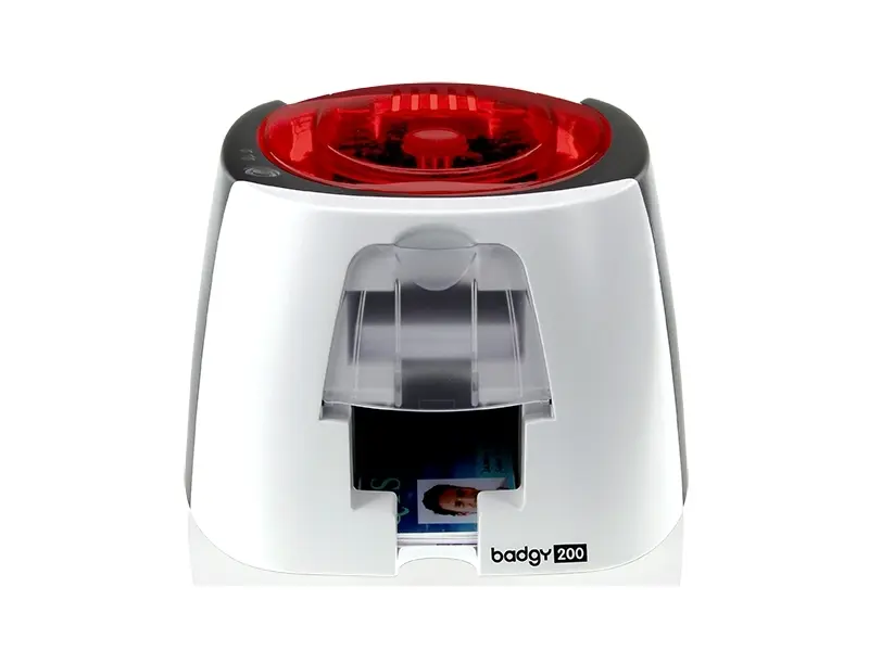 Vorderansicht Evolis Badgy200 Kartendrucker