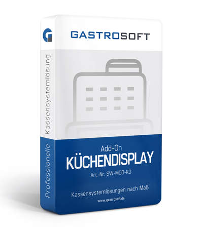 Gastronomie GastroSoft digitales Küchendisplay Web-Erweiterung Add-On für GastroSoft Professional Hauptlizenz