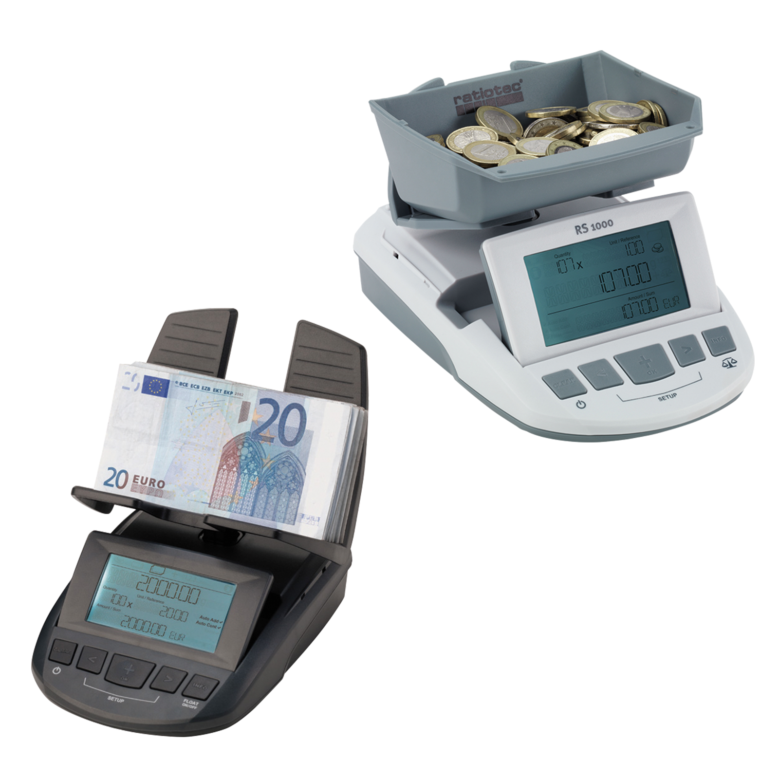 Geldwaage Ratiotec RS , Disp., USB, 947843 Geldwaage Ratiotec RS , Disp., USB, 947843