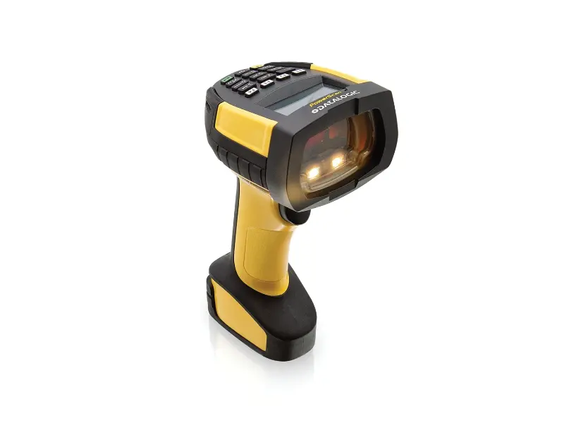 Gelb-schwarzer Hand-Barcodescanner für Industrie