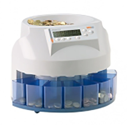 Elektronischer Münzzähler und Sortierer für Euro-Münzen