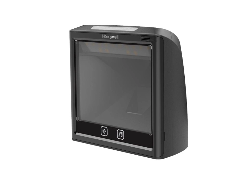 Schwarzer Honeywell Barcode- und QR-Code-Scanner für Kassen