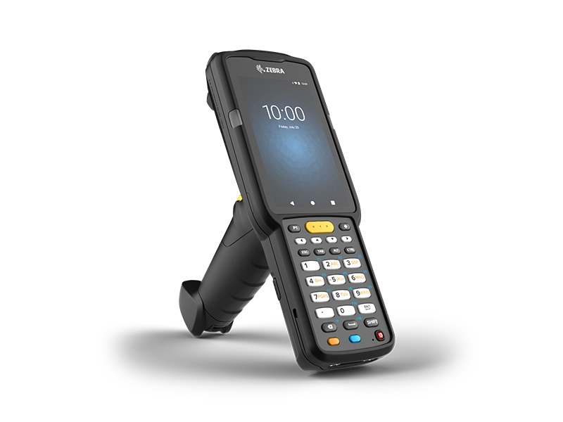 Mobiler Computer Zebra MC3300ax mit Pistolengriff, Android 11, 2D QR Code, 29 numerische Tasten, MC330X-GE2EG4RW