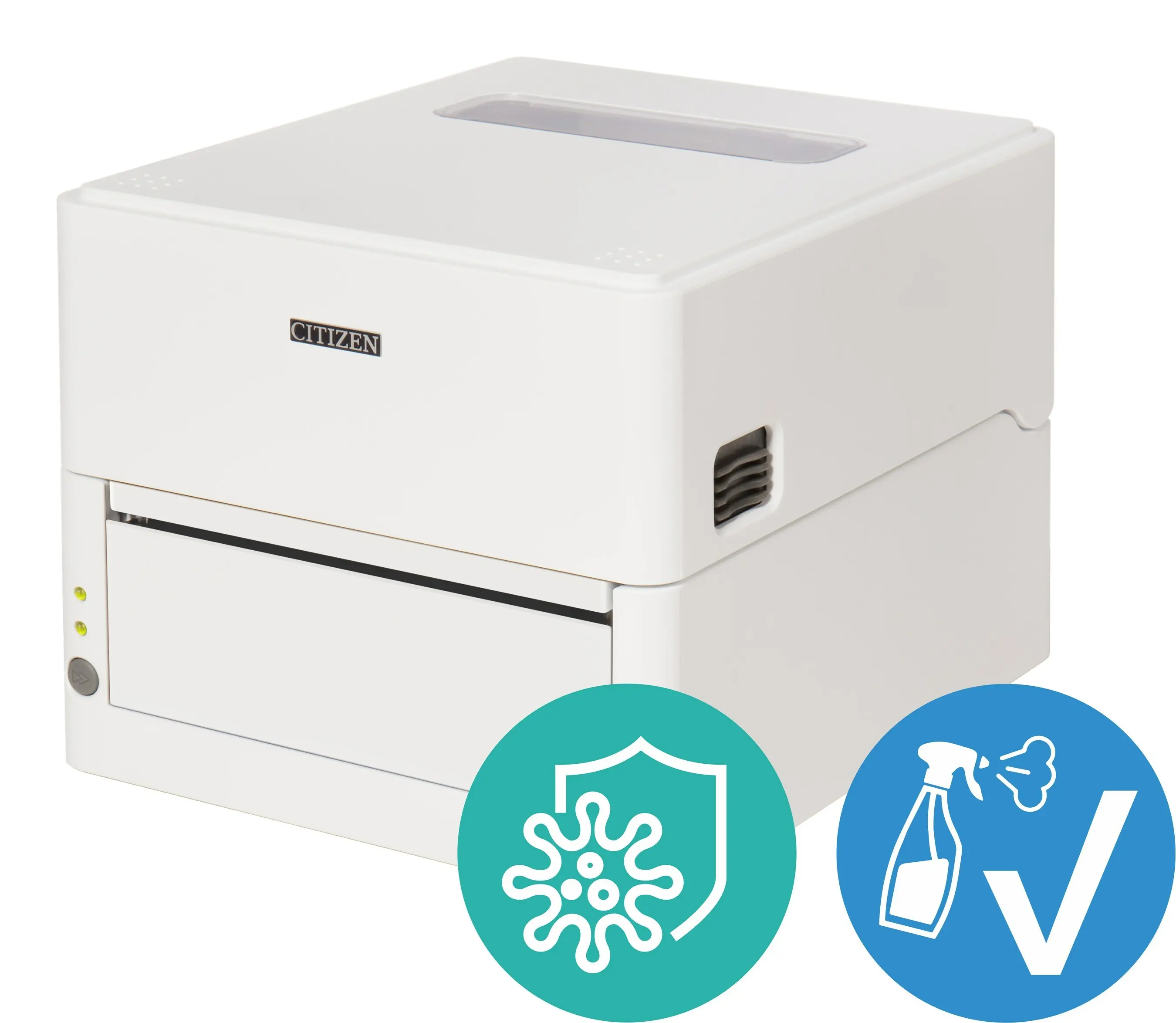 Weißer Citizen Etikettendrucker, leicht zu reinigen und hygi