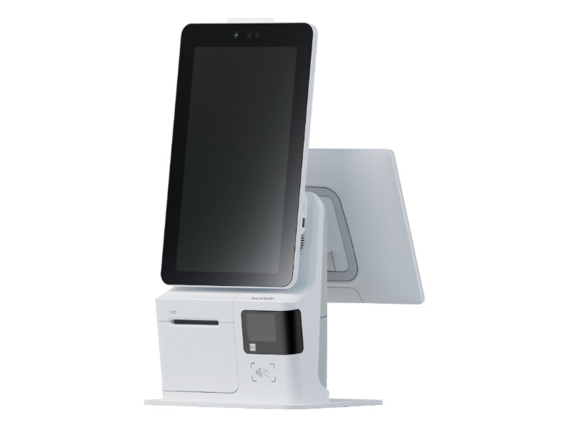 15. Zoll Self-Ordering-Kiosksystem  Sunmi K2 Mini Touch-Display, Android 7.1, 2D-Barcodescanner, 80mm/58mm Drucker, 15.6" Kundenanzeige, F4501