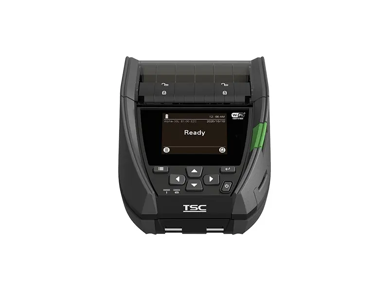Vorderansicht TSC Alpha-30L mobiler Etikettendrucker