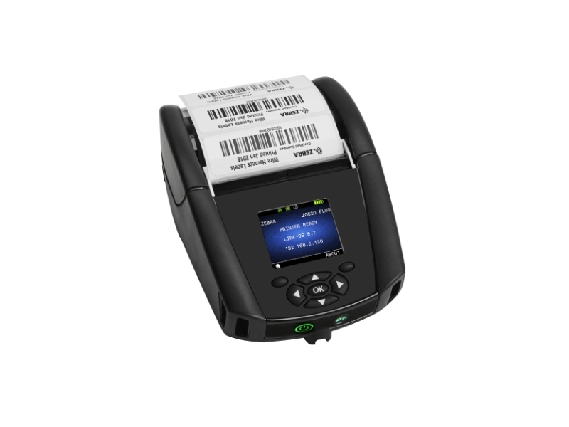 Zebra ZQ620 Plus mobiler Bon- und Etikettendrucker mit Bluetooth, 79 mm Medienbreite und 72 mm Druckbreite beim Etikettendruck