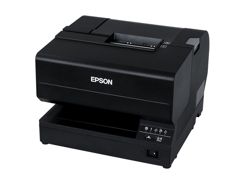 Mehrstationen-Drucker Epson TM-J7700, USB/LAN, Cutter, ASF, schwarz C31CF70301 - keine Pharma Edition Mehrstationen-Drucker Epson TM-J7700, USB/LAN, Cutter, ASF, schwarz C31CF70301 - keine Pharma Edition
