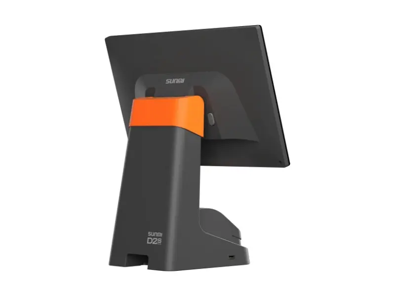 Rückseite des SUNMI D2s All-in-One Kassensystems