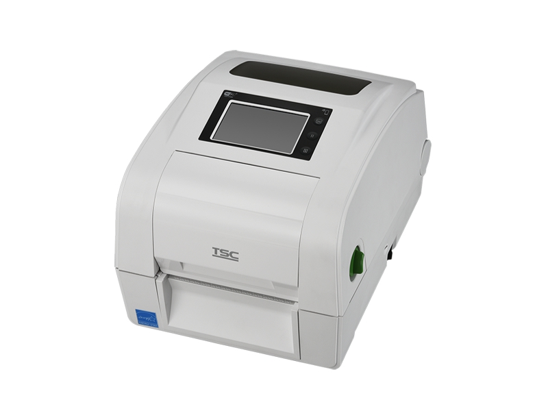 Etikettendrucker TSC TH340THC HealthCare, thermotransfer, 300dpi, USB + RS232 + Ethernet, 3.5-LCD-Farb-Touchscreen, weiss, TH340HC-A001-0002