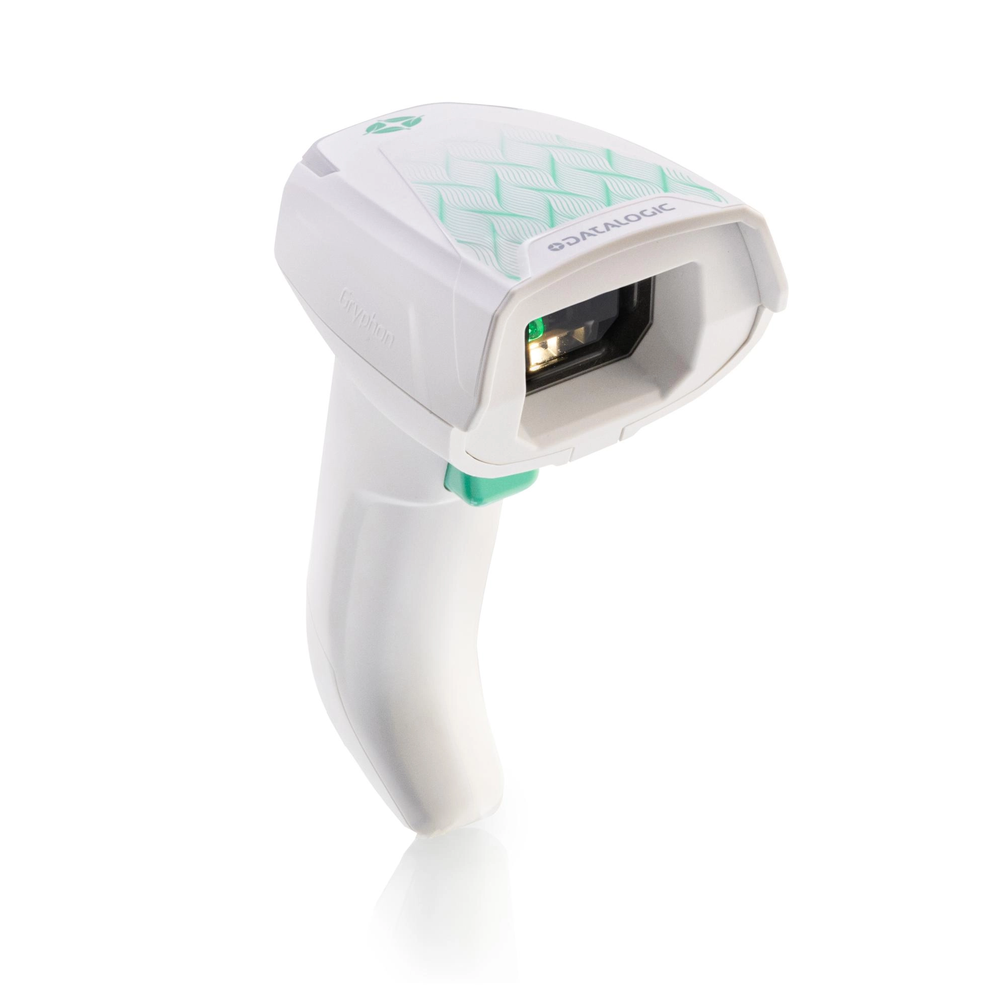 Weißer Datalogic Gryphon 2D-Barcodescanner für Handbetrieb