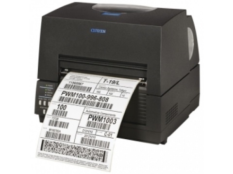 Industrie-Etikettendrucker Citizen CL-S6621, Thermotransfer, 203dpi, USB + RS232, schwarz, 1000836