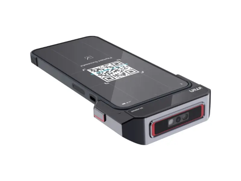 Schlankes mobiles POS-Terminal mit integriertem QR-Code-Scan