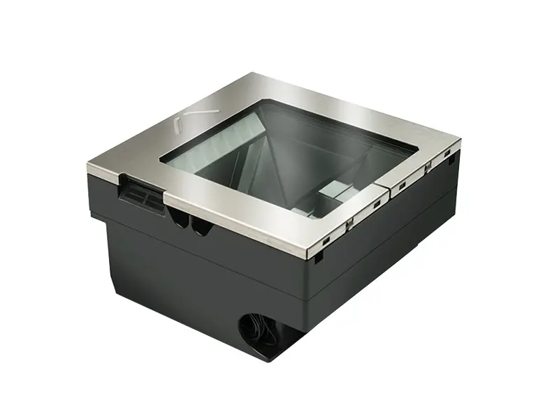 Quadratischer Einbau-Barcodescanner mit Glasfläche