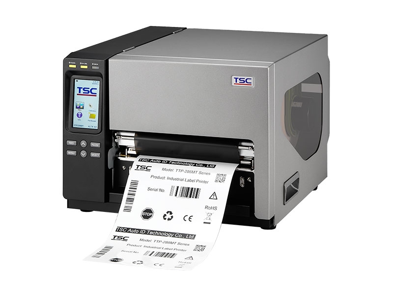 Industrie-Etikettendrucker TSC TTP-384MT, thermotransfer, 300dpi, Farb-Touchdisplay, USB + RS232 + Parallel + Ethernet, 99-135A001-0002 Industrie-Etikettendrucker TSC TTP-384MT, thermotransfer, 300dpi, Farb-Touchdisplay, USB + RS232 + Parallel + Ethernet, 99-135A001-0002