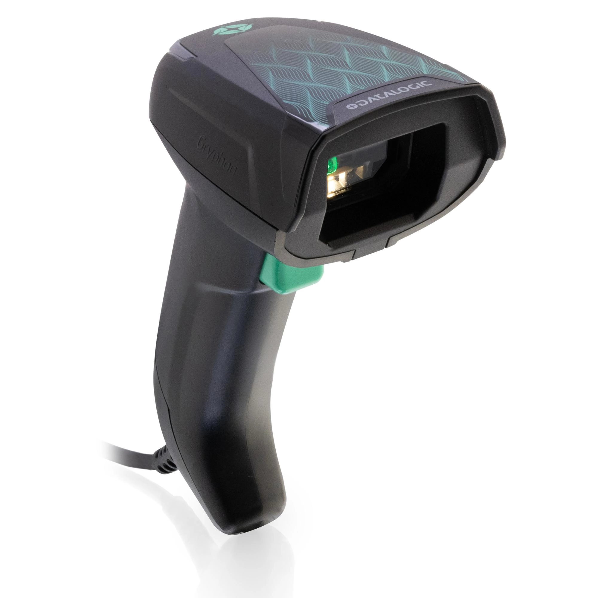 Schwarzer Datalogic Gryphon 2D Barcodescanner mit Kabel