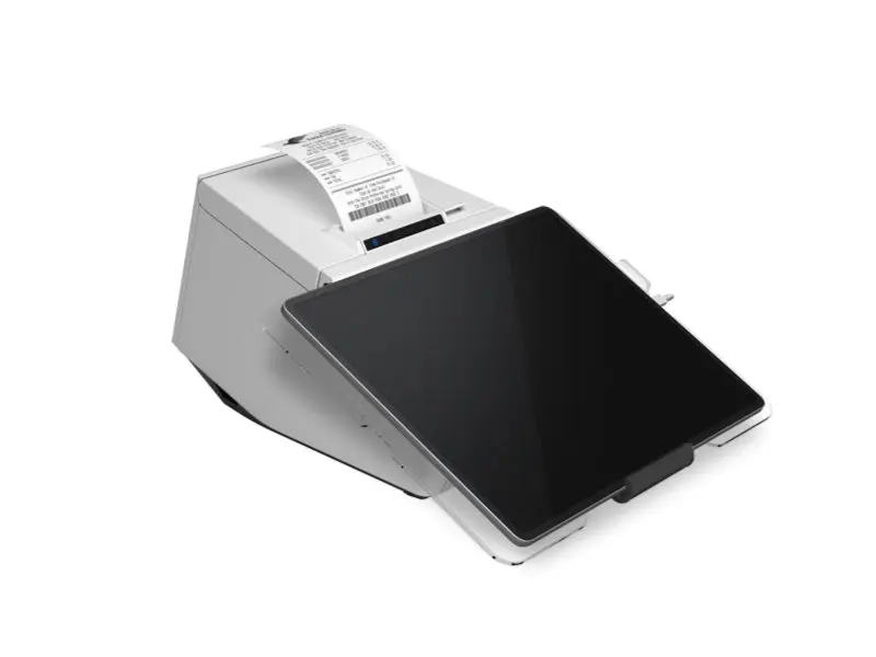 Modernes Kassensystem mit Touchdisplay und Bondrucker