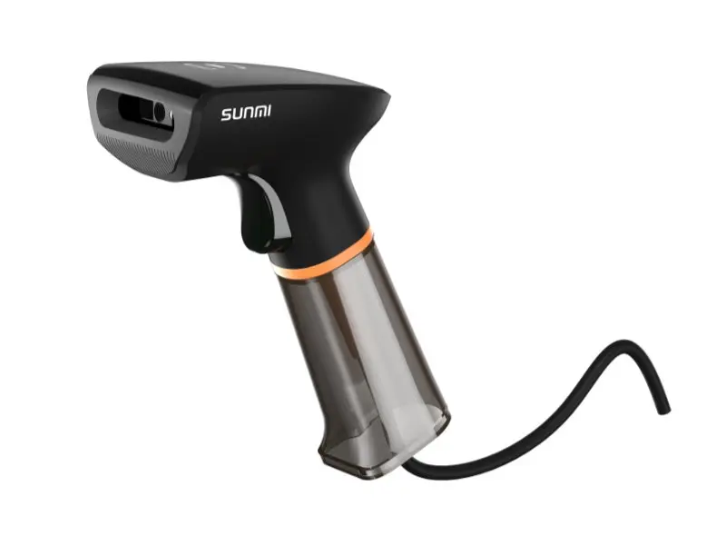 SUNMI kabelgebundener Handscanner in Schwarz