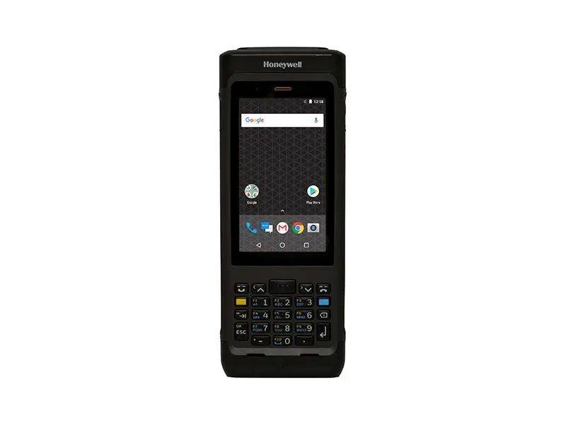 Schwarzer Honeywell Handheld-Datenterminal mit Display