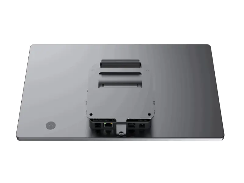 Rückseite eines Touchdisplays mit VESA-Halterung